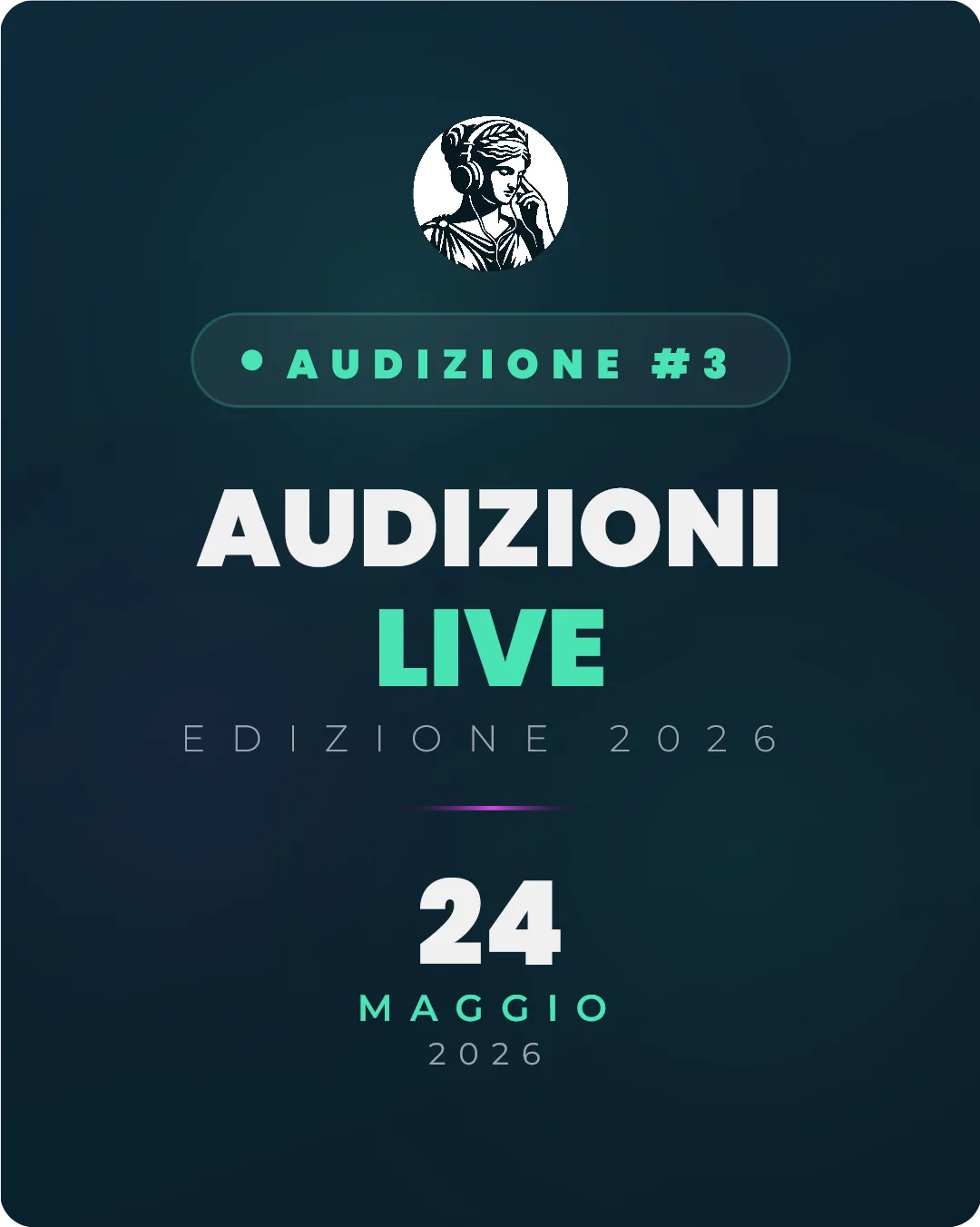 Primigenia Music Awards 2026 - Audizioni (3ª giornata)