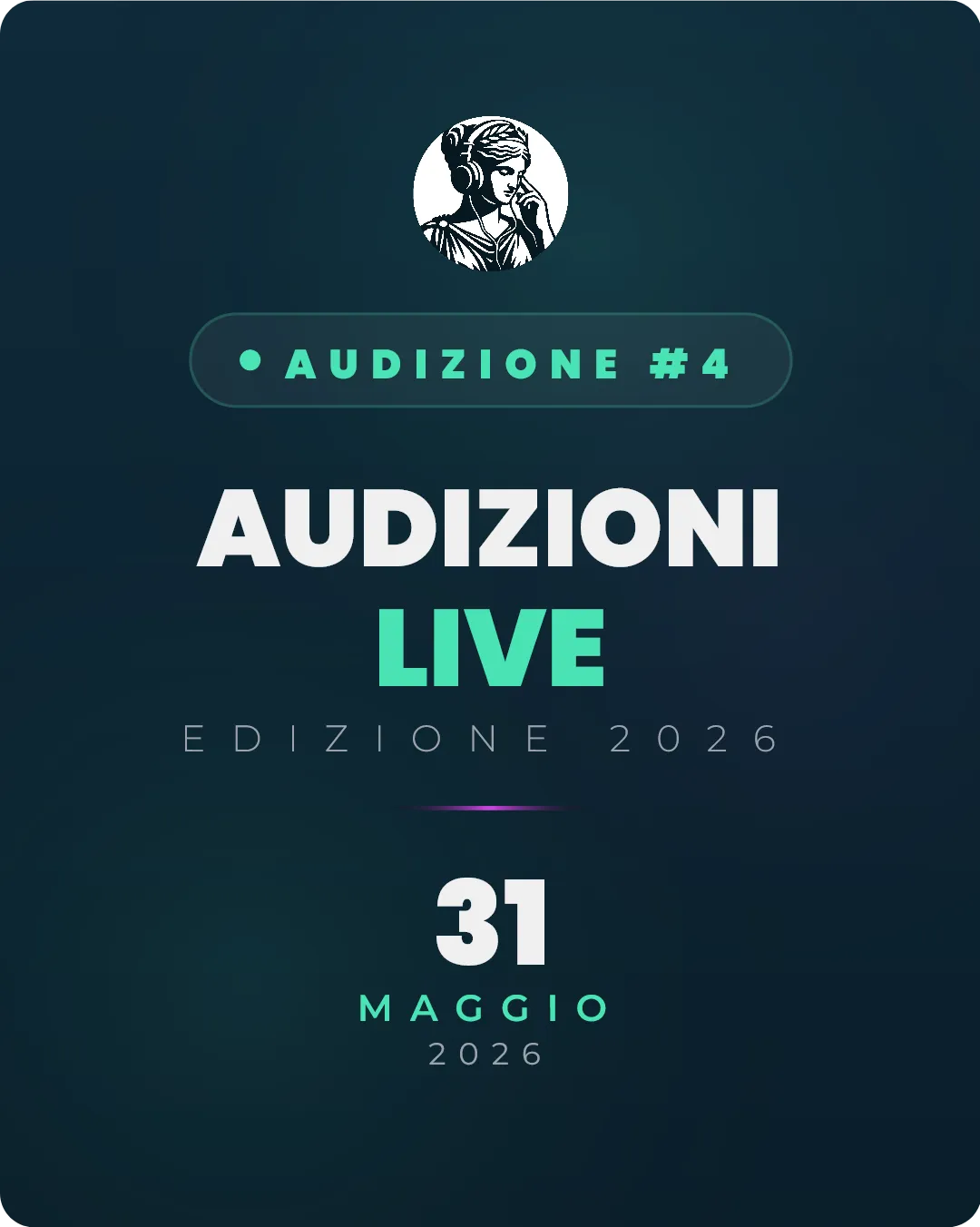Primigenia Music Awards 2026 - Audizioni (4ª giornata)